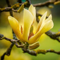 Yellow Magnolia Tree Live Plant, Magnolia Plant Live 6 to 12 Inches Tall, in 2.5 Inches Pot, Yellow Magnolia Bush Fragrant Magnolia Flowers