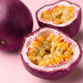 2 High Yield Passion Fruit Plants Live, Deep Purple Climbing Passion Vine Tree Live Plant for Outdoor Growing, 5-9" in Tall, Fast Growing Perennial Sweet and Edible Fruits