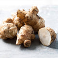 5 Large Jerusalem Artichokes Tubers for Planting, Fresh Sunchokes Sunroots, Hardy Edible Perennial Roots for Outdoor Vegetable Garden