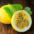 Set 2 Yellow Passion Fruit Plants Live, Passionfruit Live Plant, 4'' Tall