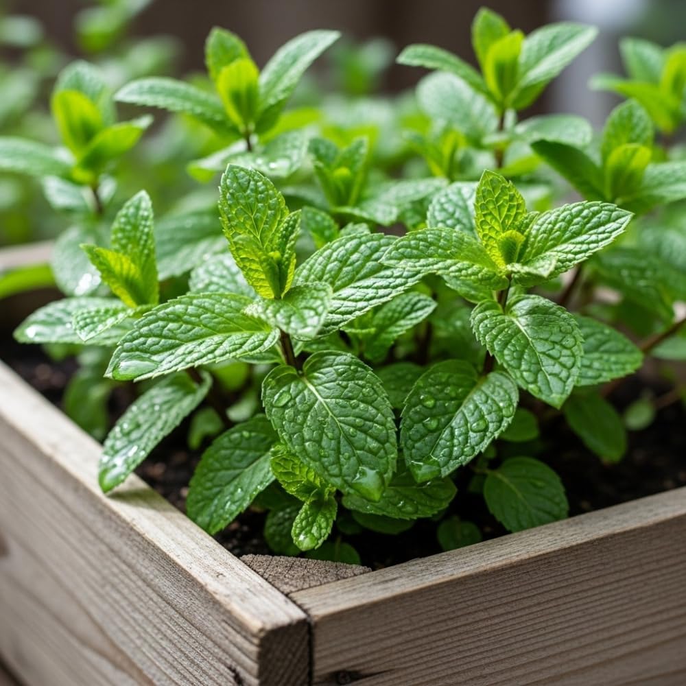 Mojito Mint Live Plant in 3.5 Inc Pot, Fresh Mint Herb Live for Outdoor Indoor Container