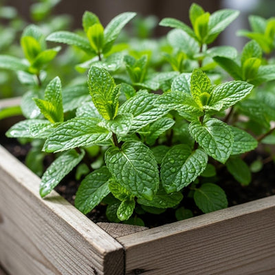 Mojito Mint Live Plant in 3.5 Inc Pot, Fresh Mint Herb Live for Outdoor Indoor Container