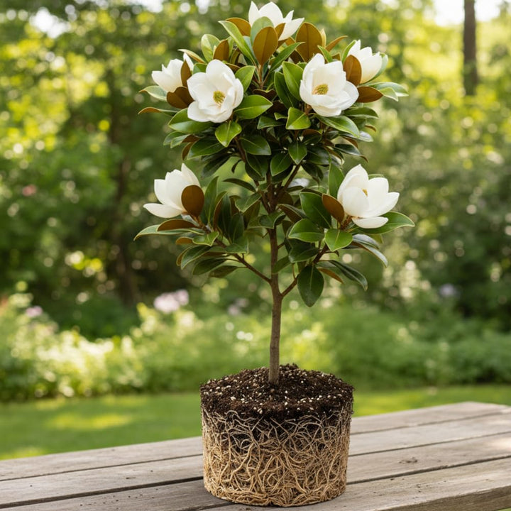 Magnolia Plant Live, Sweetbay Magnolia Tree Live Plant, 6 to 9 Inc Tall, Magnolia Shrub Plant Live