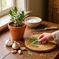 Herb Bay Leaf Plant Live Plant, 1 Year Old Bay Laurel Tree, Fragrant Laurus Nobilis, 8"-10" from Bottom Pot, Cold Hardy Indoor Outdoor Planting