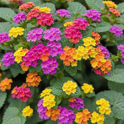 2 Random Lantana Plants Live Trees, Ready to Bloom, Hardy Long Blooming Seasons, Vibrant Colorful Perennial Fragrant, 5-10" in Tall, Full Sun Growing