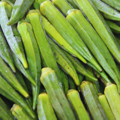 2 Live Green Okra Plants Live, 4–6 Inches Tall, Okra Vegetable Plants, Starter Seedlings for Backyard Garden, Outdoor Planting