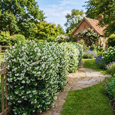 2 Blooming Jasmine Plants Live, Star Jasmine Live Plant, 5 to 7 Inc in Height, Climbing Jasmine Live Plant Outdoor or Indoor