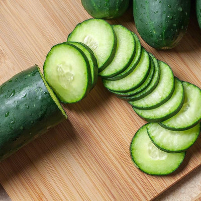 4 Green Cucumber Plants Live, 4 Inches Pot, Live Cucumber Plants from 6 to 8 Inches Long, Cucumber Starter Plants, Cucumber Live Plants for Garden